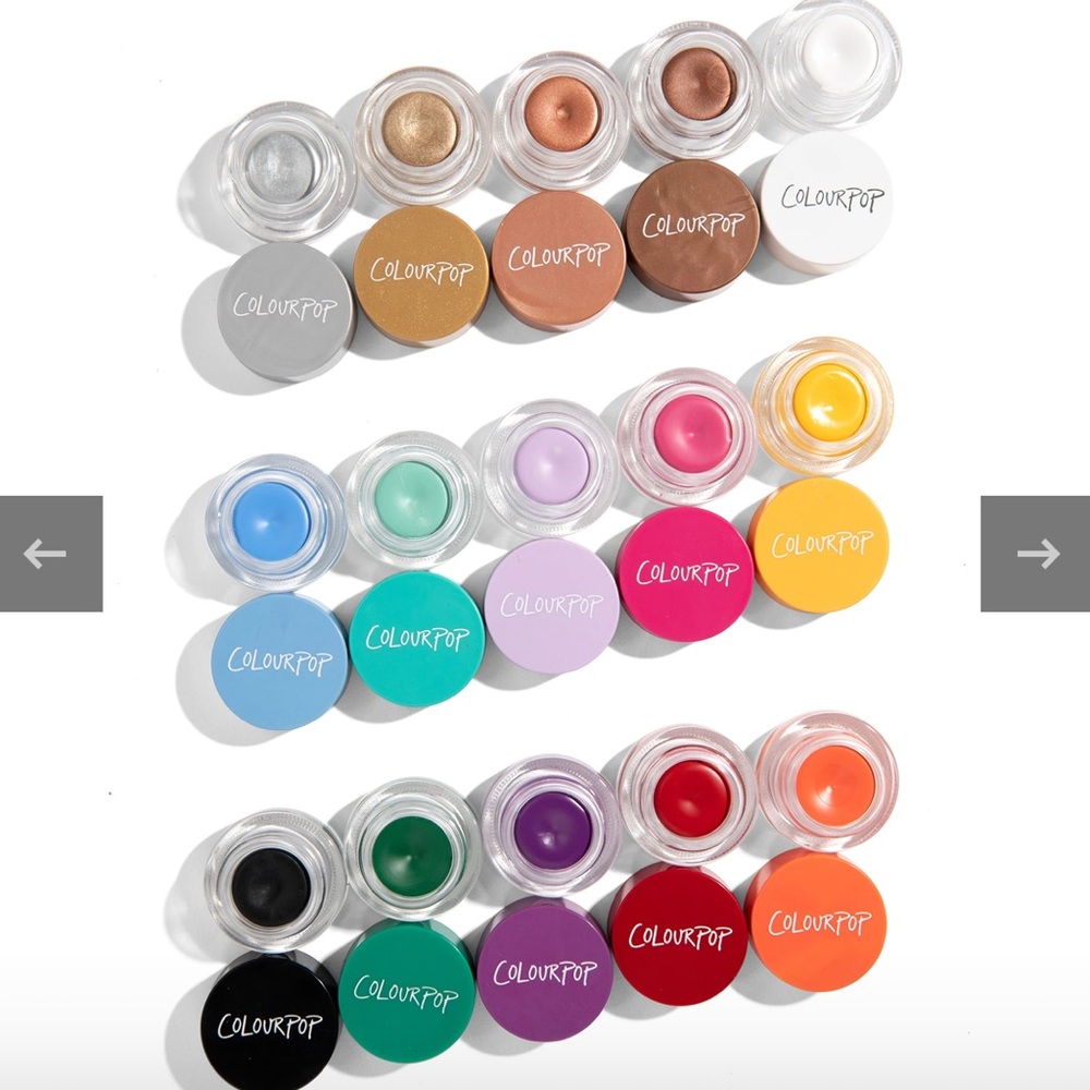 Colourpop Colour Me Pretty Gel Liner Pot Set of 15